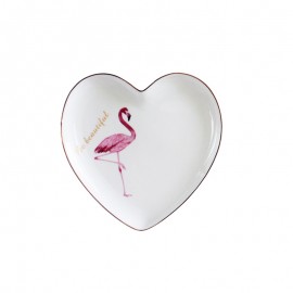 ins flamingo Phnom Penh ceramic love ring jewelry dish