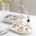 Wholesale Korean Plastic Swan Lake Jewelry Earrings Bracelet Storage Display