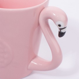 Ceramic home flamingo cold water girders teapot couples cups