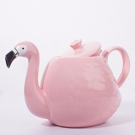 Ceramic home flamingo cold water girders teapot couples cups