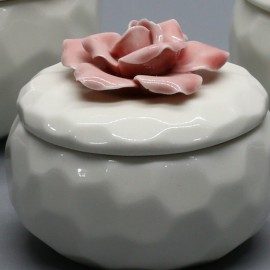 Wholesales factory Ceramic Crafts Rose Jewelry Box