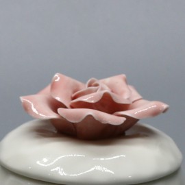 Wholesales factory Ceramic Crafts Rose Jewelry Box