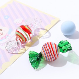 Japanese style colorful striped candy glass craft creative indoor desktop decoration