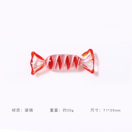 Japanese style colorful striped candy glass craft creative indoor desktop decoration