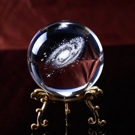 Gift Inner Carved Explosive Solar System Universe Star Series Crystal Photography Ball