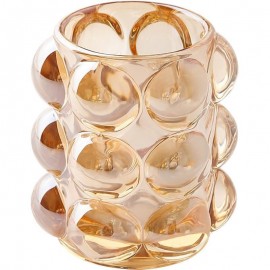 Factory direct supply dot crystal glass candle cosmetic pen holder