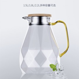 Creative diamond wind high temperature household large capacity glass  juice kettle