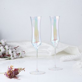 Light luxury waist crystal glass champagne wedding hotel wine cup