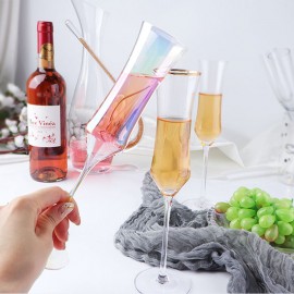 Light luxury waist crystal glass champagne wedding hotel wine cup