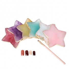 Wholesale Nail Pentagram Resin Agate Painted Palette Display Tool