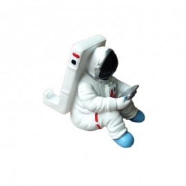 creative crafts resin decoration car gift Chinese astronaut lazy mobile phone holder