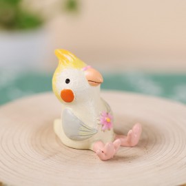 New Cherry Blossom Animal Series Resin Home Crafts Decoration Micro-landscape Shooting Props