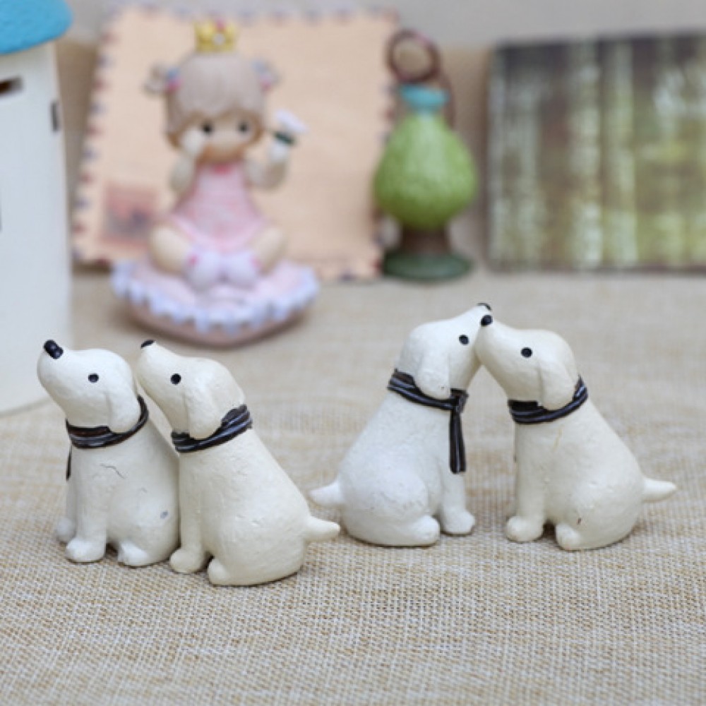 zakka painted carvings customized creative gifts watch star language black and white dog ornaments