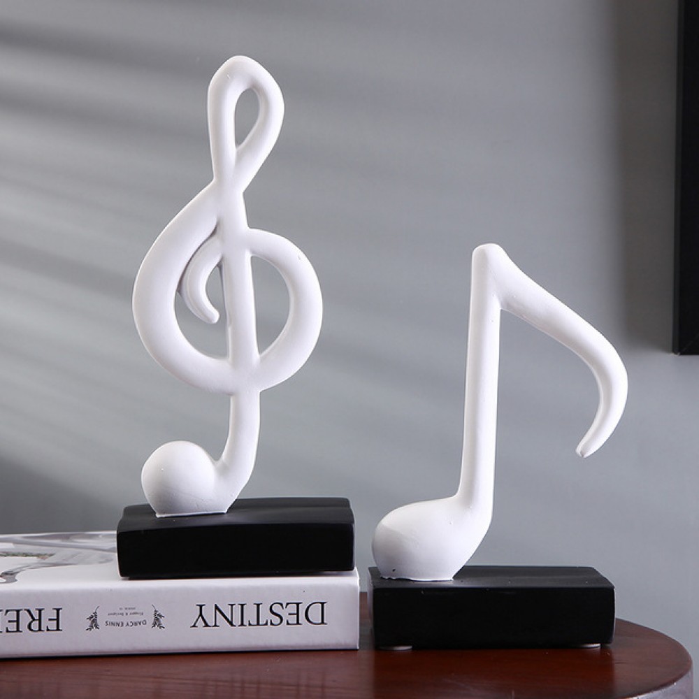 Resin trophy custom new musical staff notes piano desktop decorations