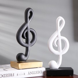 Resin trophy custom new musical staff notes piano desktop decorations