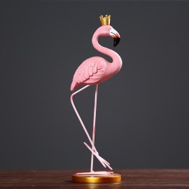 Nordic simple queen king ins flamingo resin crafts European home decoration birthday gift