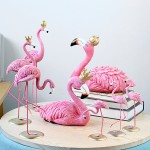 New product extra large iron foot flamingo creative Nordic style ins shop decoration