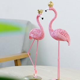 New product extra large iron foot flamingo creative Nordic style ins shop decoration