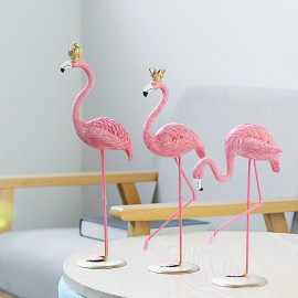 New product extra large iron foot flamingo creative Nordic style ins shop decoration