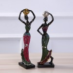 Exquisite ethnic style African beauty creative resin craft home decoration holiday business gifts