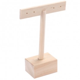 solid wood jewelry ear nail earrings display stand