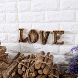 vintage clothing store cafe DIY wooden English letters wood number soft decorations