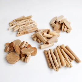 cross-border hot sale preservative handicraft raw material Wooden DIY material package driftwood chip sticks